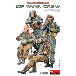 IDF TANK CREW. Escala 1:35. Marca Miniart. Ref: 37076.