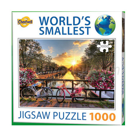 World's Smallest: Amsterdam, 1000 pz. Marca Cheatwell. Ref: 13244.