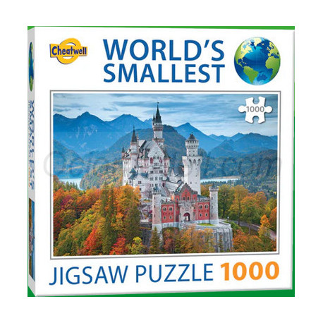 World's Smallest: Neuschwanstein, 1000 pz. Marca Cheatwell. Ref: 13930.