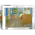 Bedroom in Arles. Puzzle Horizontal, 1000 pz. Marca Eurographics. Ref: 6000-0838.