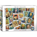 Van Gogh Selfies, Puzzle Horizontal, 1000 pz. Marca Eurographics. Ref: 6000-5308.