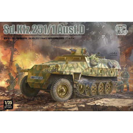 Sd.Kfz.251 /1 Ausf.D. Escala 1:35. Marca Border model. Ref: BT041.