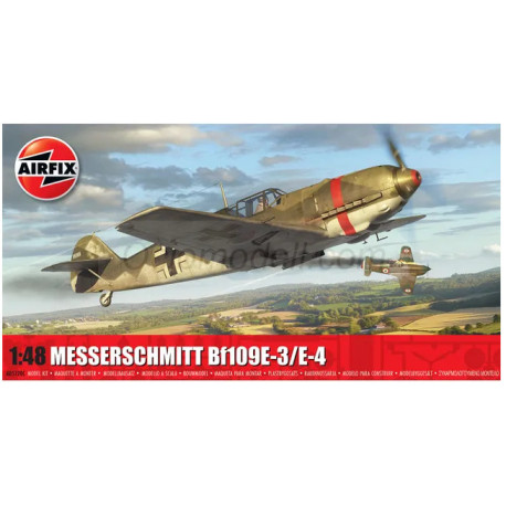 Messerschmitt Bf109E-3/E-4. Escala 1:48. Marca Airfix. Ref: A05120C.