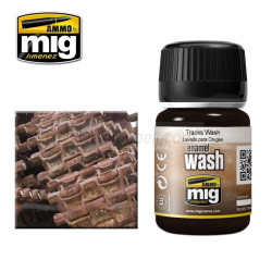 LAVADO para Orugas, Tracks Wash. Bote de 35 ml. Marca Ammo of Mig Jimenez. Ref: AMIG1002.