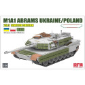 M1A1 ABRAMS Ucrania/Polonia 2en1 Edición Limitada. Escala 1:35. Marca RFM Model. Ref: 5106.