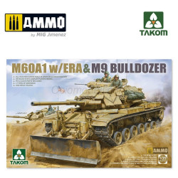 M60A1 con ERA y Excavadora M9. Escala 1:35. Marca Takom. Ref: 2142.