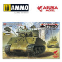 US M4A3E2 Sherman Jumbo. Escala 1:35. Marca ASUKA MODEL. Ref: 35021.