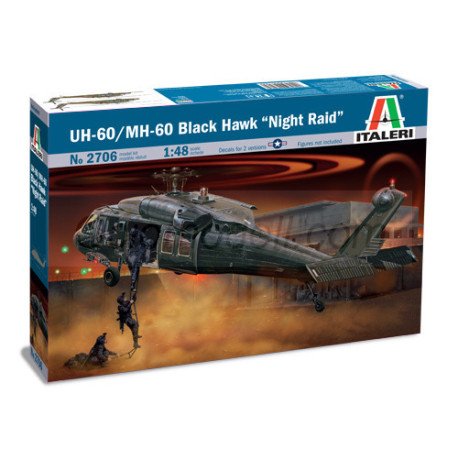 UH - 60 / MH - 60 BLACK HAWK. Escala 1:48. Marca Italeri. Ref: 2706.