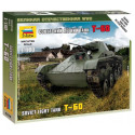 T-60 Soviet Light Tank. Escala 1:100. Marca Zvezda. Ref: 6258.