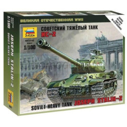 IS-2 Heavy Soviet Tank WWII. Escala 1:100. Marca Zvezda. Ref: 6201.