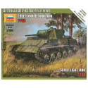 T-70B Soviet Light Tank. Escala 1:100. Marca Zvezda. Ref: 6290.