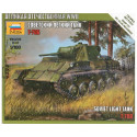 T-70B Soviet Light Tank. Escala 1:100. Marca Zvezda. Ref: 6290.