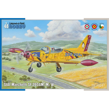 SIAI-Marchetti SF.260AM/M/W. Escala 1:48. Marca Special Hobby. Ref: 48207.