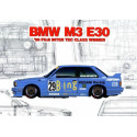 BMW M3 E30 Sport Evolution II Grupo A Equipo Kegani Racing. Escala 1:24. Marca NUNU model. Ref: 24019.