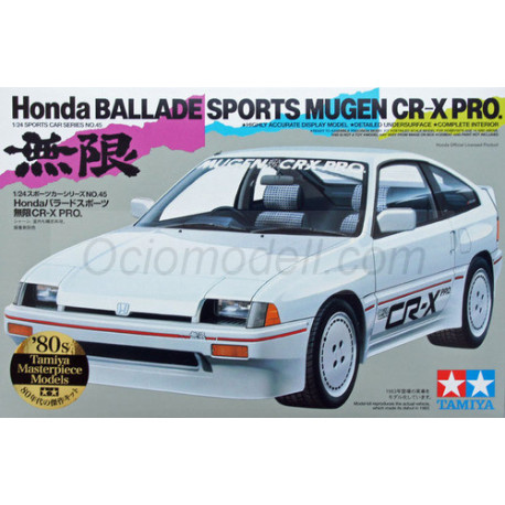 Honda Ballade Sports Mugen CR-X Pro. Escala 1:24. Marca Tamiya. Ref: 24045.