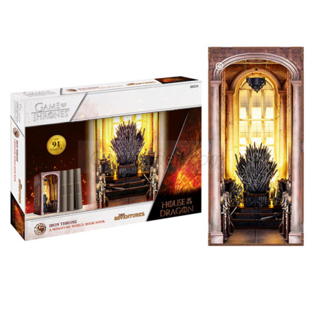 Book Nooks, Tiny Adventures Iron Throne Game of Thrones. Marca Revell. Ref: 200531.