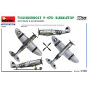 P-47D-25RE THUNDERBOLT. ADVANCED KIT. Escala 1:48. Marca Miniart. Ref: 48001.