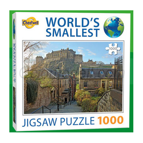 World's Smallest: Edinburgh Castle, 1000 pz. Marca Cheatwell. Ref: 13329.