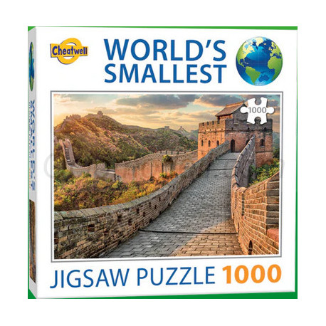 World's Smallest: The Great Wall of China, 1000 pz. Marca Cheatwell. Ref: 13701.