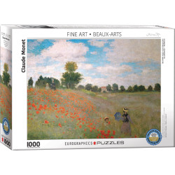 El jardín, Monet. Puzzle Horizontal, 1000 pz. Marca Eurographics. Ref: 6000-4908.