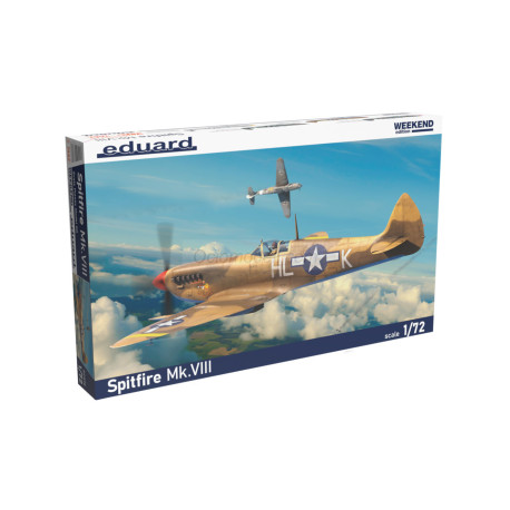 Spitfire Mk.VIII. Edición Weekend. Escala 1:72. Marca Eduard. Ref: 7462.