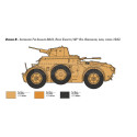 Autoblinda AB 41 with Bersaglieri El Alamein, 6 figuras. Escala 1:35. Marca Italeri. Ref: 6591.