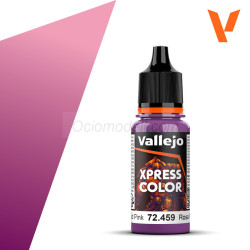 Acrílico Game Xpress Color, Rosa Fluido. NEW. Bote 18 ml. Marca Vallejo. Ref: 72.459, 72459.