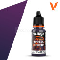 Acrílico Game Xpress Color, Púrpura Vampírico. NEW. Bote 18 ml. Marca Vallejo. Ref: 72.461, 72461.