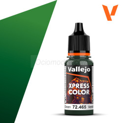 Acrílico Game Xpress Color, Verde Bosque. NEW. Bote 18 ml. Marca Vallejo. Ref: 72.465, 72465.