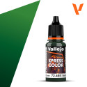 Acrílico Game Xpress Color, Verde Bosque. NEW. Bote 18 ml. Marca Vallejo. Ref: 72.465, 72465.