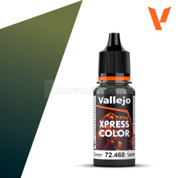 Acrílico Game Xpress Color, Verde Comando. NEW. Bote 18 ml. Marca Vallejo. Ref: 72.468, 72468.