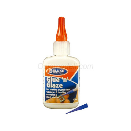 Deluxe GLUE " N " GLAZE, for making crystal clear. Marca Deluxe. Ref: AD55.