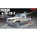 PICKUP w/ZU-23-2. Escala 1:35. Marca Meng. Ref: VS-004.