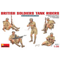 BRITISH SOLDIERS TANK RIDERS. Escala 1:35. Marca Miniart. Ref: 35071.