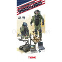 Explosive Ordnance Disposal Specialists & Robots. Escala 1:35. Marca Meng. Ref: HS-003.