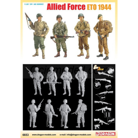 Allied Force (ETP 1944). Escala 1:35. Marca Dragon. Ref: 6653.