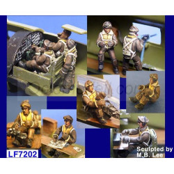 B-17 Flying Fortress Crew set 10 Figures. Escala 1:72. Marca Legend. Ref: LF7202.