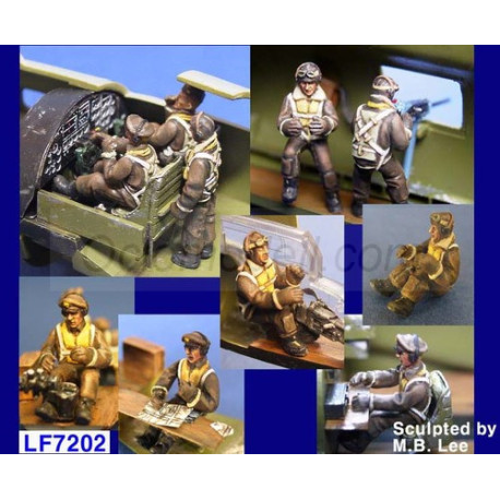 B-17 Flying Fortress Crew set 10 Figures. Escala 1:72. Marca Legend. Ref: LF7202.