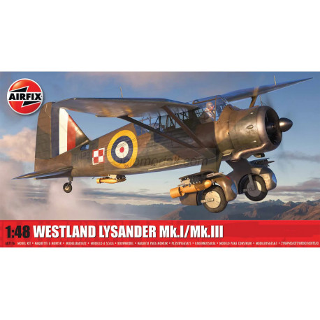 Westland Lysander Mk.I/Mk.III. Escala 1:48. Marca Airfix. Ref: A07116.