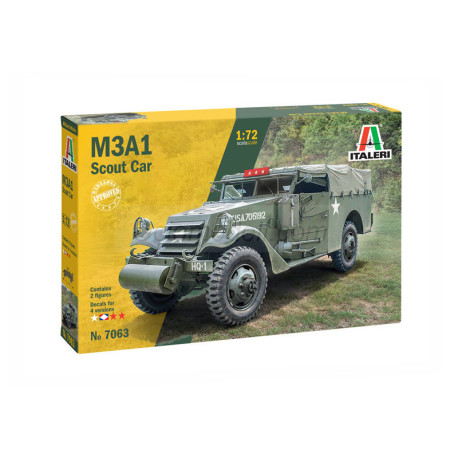 M3A1 Scout Car. Escala 1:72. Marca Italeri. Ref: 7063.