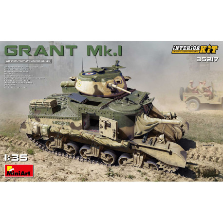 GRANT Mk.I INTERIOR KIT. Escala 1:35. Marca Miniart. Ref: 35217.