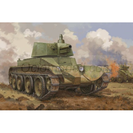 Soviet D-38 tank. Escala 1:35. Marca Hobby Boss. Ref: 84517.