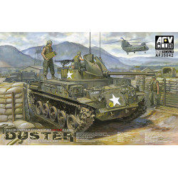 M42A1 "Duster" antiaéreo autopropulsado, (Late type) 1968, Guerra de Vietnam. Escala 1:35. Marca AFV Club. Ref: AF35042.