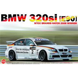 BMW 320 E90I Wtcc Brands Hatch 2008 Winner. Escala 1:24. Marca NUNU model. Ref: 24037.