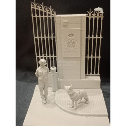 Viñeta La puerta de los Valientes. 1/35. Marca Lagarto Miniatures. Ref: PuertaVal..