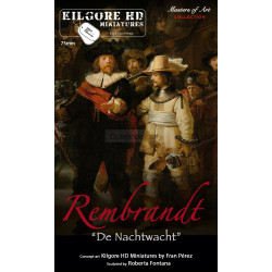 Rembrandt “De Nachtwacht”, 75mm. Marca Kilgore HD Miniature. Ref: Rembrandt.