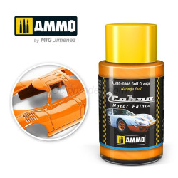 Cobra Motor Naranja Gulf. Bote 30 ml. Marca Ammo by Mig Jimenez. Ref: AMIG0308, 0308.