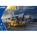 FRS.1 Sea Harrier Falklands 40th Anniversary with a Royal Navy Tow Tractor. Escala 1:48. Marca Kinetic Model. Ref: K48138.