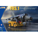 FRS.1 Sea Harrier Falklands 40th Anniversary with a Royal Navy Tow Tractor. Escala 1:48. Marca Kinetic Model. Ref: K48138.