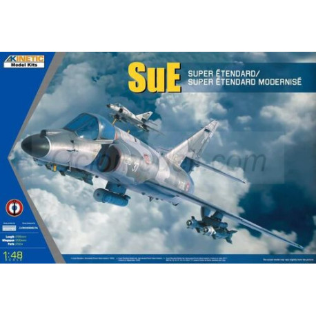 SEM Super Étendard/Super Étendard Modernisé. Escala 1:48. Marca Kinetic Model. Ref: K48140.